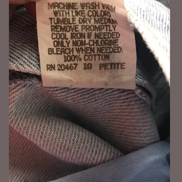 SOLD Vintage 80s Chic High Waist Mom Jeans Wash - Picture 6 of 6